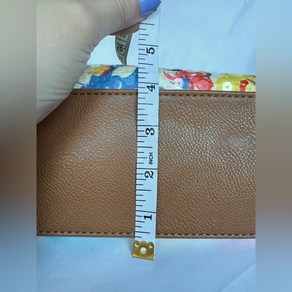 Nine West It Girl Sequin Floral Tote Purse - Picture 14 of 14